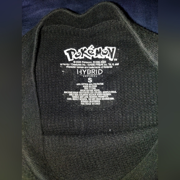 Boys Size Small Black & Yellow Pokémon Pikachu Flannel Long Sleeve Shirt - Picture 2 of 3